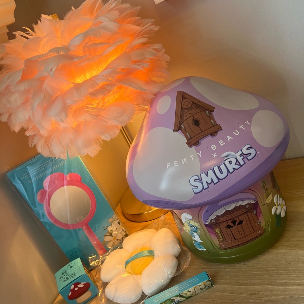 Fenty Beauty x Smurfs Purple and Green Tin